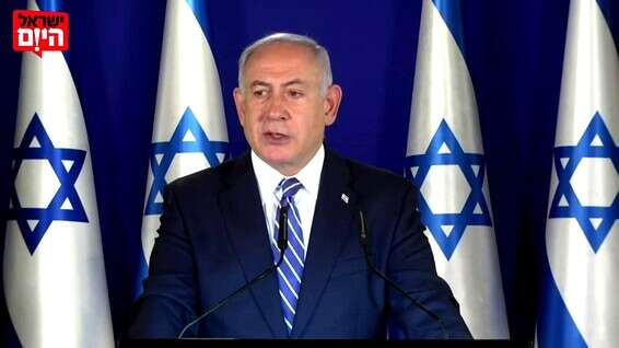 ראש הממשלה בנימין נתניהו בערב ההכרזה על התוכנית, שבוע שעבר // צילום: לע"מ